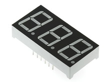 Светодиодный индикатор 3 разряда белый 0.28 дюйма E30281-L-WH-8-WF