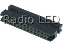 Роз'єм IDC під шлейф 26(тато) прямий FD26P