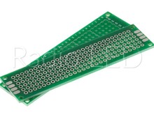 Макетна плата одностороння FR4 HAL 2x 8 товщина 1.6мм з маскою