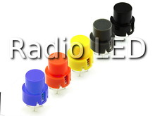 Кнопка KS01-BV 4pin без фіксації сіра