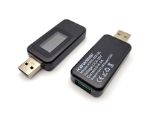 USB тестер з РКІ індикатором KWS-MX18, чорний корпус