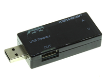 USB тестер із LED індикатором здвоєний KWS-10VA