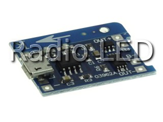 Плата зарядки Li-Ion-18650 аккумуляторов 03962A Модуль