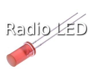 Світлодіод циліндричний червоний L-433IDT