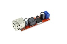 Перетворювач DC-DC знижувальний на LM2596S-5.0(LM2576) з роз'ємом 2xUSBA HW-272 Модуль