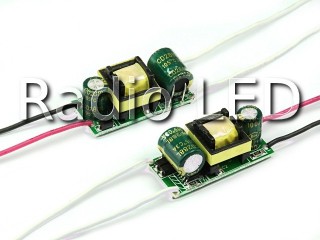 LED драйвер A04 ~220V безкорпусной  4-7x1W-300mA