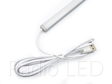 Накладний світильник 5VDC 120LED/m 0.5m білий холодний + шнур USB CW120-0.5U