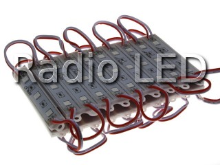 Светодиодный модуль рекламный красный свет MR3L5054R 3 светодиода SMD5054 IP66