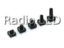 Кнопка тактова SMD 4pin 6х6x 4.3мм, шток = 0.8мм