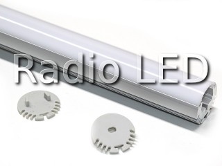 Профиль для LED R001 круглый комплект (2м)