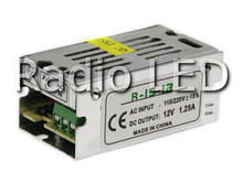 Блок живлення 12V 15W 1.25A у металевому IP20 корпусі R15-12