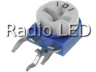 Резистор подстроечный вертикальный WH06-1     470 Ом