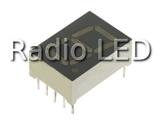 Светодиодный индикатор 1 разряд желтый 0.52 дюйма SA52-11YWA