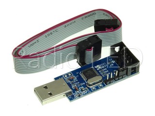 AVR USB ISP Програматор USBASP зі шлейфом Модуль