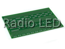 Макетна плата одностороння FR4 HAL SMD 0805, SOP, SSOP, DIP(крок 2.54) з маскою