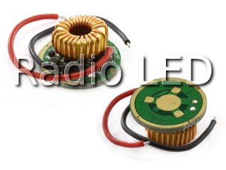 LED драйвер для фонарика, для светодиода XM-L T6 10W круглый Uвх=7-15V, 5 режимов