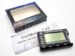 Аккумуляторный тестер - измеритель емкости с ЖКИ индикатором Cellmeter-7