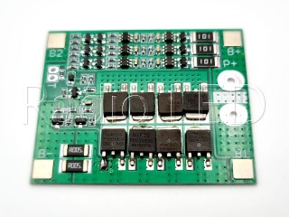 Контроллер BMS заряда - разряда  3S Li-Ion аккумуляторов 18650 I=25A HX-3S-25Модуль