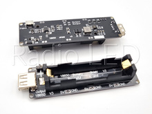Держатель для 1S Li-Ion аккумулятора 18650 + контроллер BMS + DC-DC преобразователь на 5V Модуль