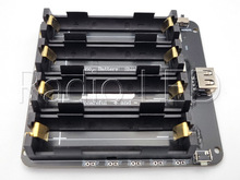 Держатель для 4S Li-Ion аккумуляторов 18650 + контроллер BMS + DCDC преобразователь на 5V Модуль